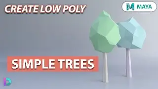 Model A Low Poly Tree In Maya | A Simple Tree