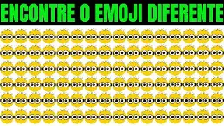 QUÃO BONS SÃO SEUS OLHOS? #18 | Encontre o emoji diferente | Teste de quebra-cabeças com emoji