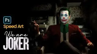 We are Joker - Sunday Speed Art - Turn yourself into the Joker - Photoshop