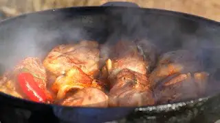СОЧНЕЙШАЯ БАРАНИНА с ОВОЩАМИ в КАЗАНЕ. ENG SUB.