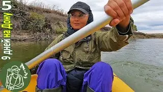 Rafting on the Don 9 🛶 Sailing Against the Wind, Picking Mushrooms and Fishing 🌊 Day 5