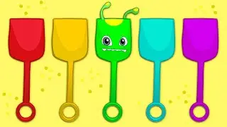 Aprende los colores con Groovy el Marciano y Phoebe | Dibujos animados educativos