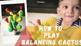 How To Play Balancing Cactus 🌵 #finemotorskill #balancingtoy #plantoys