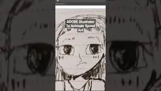 Adobe Illustrator to Adobe Animate Speed Art 😀 