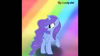 my little pony my oc drawing 😍.... star crystal....