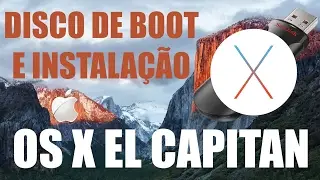 Como Fazer Disco de Boot e Instalação OS X El Capitan (USB Flash Drive/Pendrive) ✔️