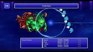 Final Fantasy III Pixel Remaster - Cloud of Darkness vs. Dragoons