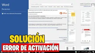 ✅ Como solucionar el error de activación de Microsoft Office ( Word, Exel, Power Point)