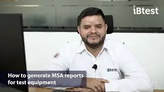 How to generate MSA reports for test equipment