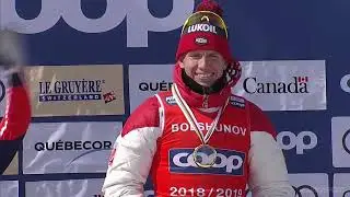 Вручение дистанционного МХГ Александру Большунову 2018 2019