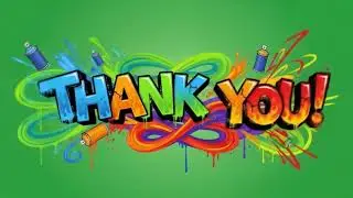 Animation thank you message on green screen Background | Akashtola 