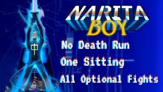 Narita Boy - No Death Run - One Sitting - All Optional Fights
