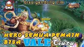 VALE JADI INCARAN MUSUH NO BACK - GAMEPLAY VALE 2021 - BUILD VALE TERSAKIT 2021 - ZONA CIUZU ~ MLBB