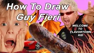How To Draw Guy Fieri