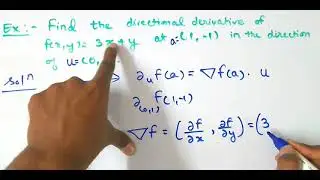 Directional derivatives examples
