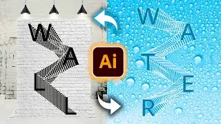 Blend Text Effect | Illustrator Tutorial