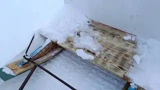 Дом на санях для снегохода