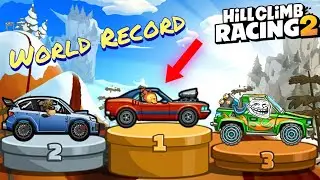 INSANE MUSCLE CAR WORLD RECORD IN ADVENTURE - Hill Climb Racing 2