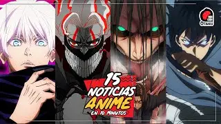 🤯 15 noticias de ANIME ÉPICAS que te dejarán SIN ALIENTO en 10 minutos