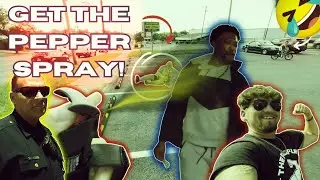 FACE FULL OF PEPPER SPRAY | First Amendment Auditors Fight Back!