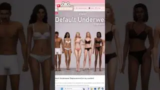 Ropa interior personalizada 👙 Sims 4 | PitiSims 
