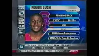 Saints Select RB Reggie Bush (2006 NFL Draft)