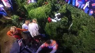 Auburn fans rush the field after Alabama win