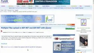 Multiple Files upload in ASP.NET and ASP.NET with jQuery
