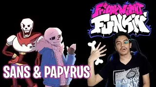 RAP BATTLE LAWAN SANS & PAPYRUS!- Friday Night Funkin Indonesia