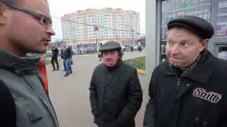 Тесак берет интервью у расиян