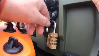 Best Lock that fits and secures the rugged Roam Storage Case?