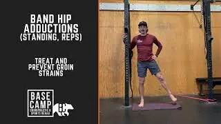Band Hip Adduction (reps) - GROIN STRAIN REHAB EXERCISE