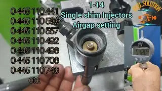 How to Repair Single shim Injectors | 1-14 Injector repair | bosch stage 3 injector repair