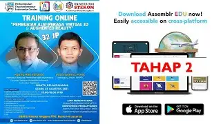 Training Online Tahap 2 | Pembuatan Alat Peraga Virtual 3D & Augmented Reality | Agung Ade Yulianto