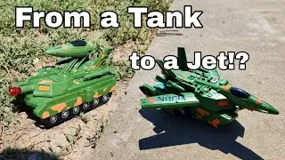 Unboxing a Transforming tank