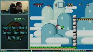 Super Kuso World, Kaizo/Glitch hack by Volpey