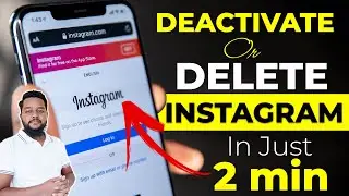 Instagram Account Deactivate kaise kare | Delete Instagram Account | Tech Wala Studio