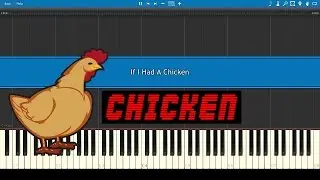 If I Had A Chicken - Kevin MacLeod (Two Pianos Tutorial/Synthesia) + Download