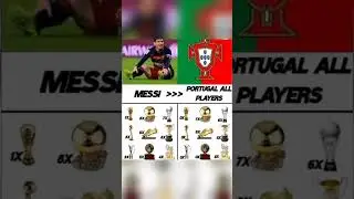 messi 🐐VS portugal entire team 🥵 #messi #ronaldo #portugal #football #shorts