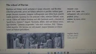 Oxford Latin course Book 1. Capitulum 6. Dialogus 1. Part 1. Pronintiatus classicus.