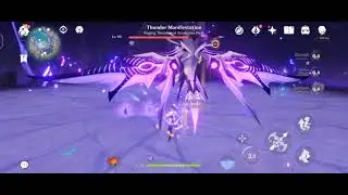 electro manifestation full fight | genshin impact |electro ocenaid