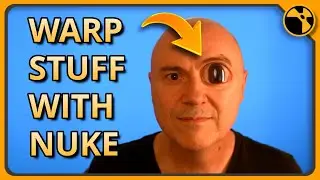 WARP video with the NUKE Spline Warp tool (Nuke3D Tutorial)