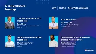 AI in Healthcare - 9th December, 2023