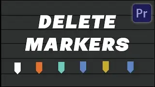 How To Delete All Markers In Premiere Pro Tutorial