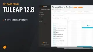 Tuleap 12.8 release note. Introducing Roadmap