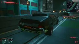 Dancing car in Cyberpunk 2077