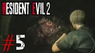 SEWER MONSTERS | Resident Evil 2 Remake ( Leon ) #5