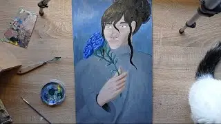 Oil paniting time-lapse