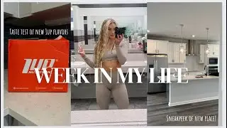 WEEK IN MY LIFE | 1UP Taste Test, Sneakpeek of new home, Bath&Body works haul, workouts & cleaning