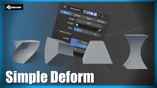 All Blender modifiers explained: Simple Deform 35